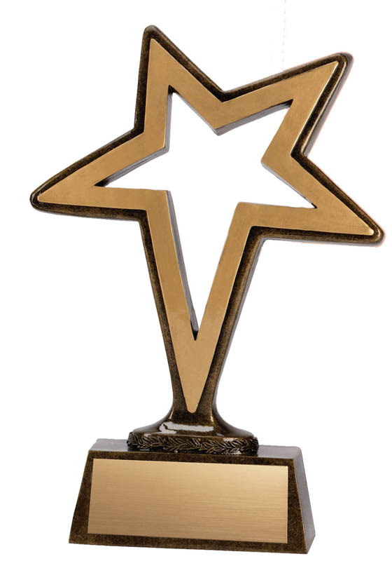 Pinnacle Star Trophy - 6"