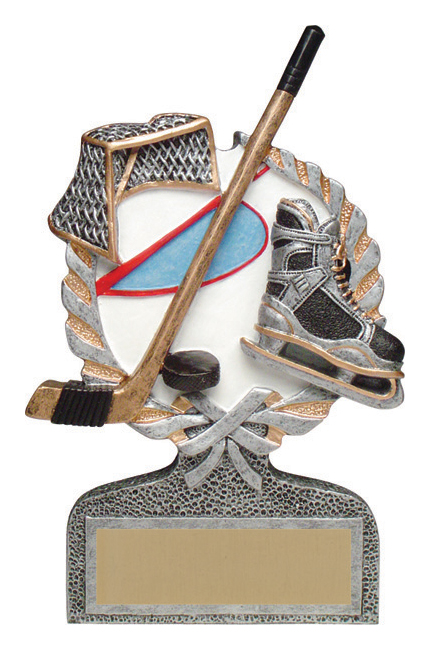 Hockey Full Color Stand Alone Award