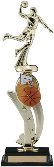 (image for) Basketball 3D Sports Riser Trophy - 13"