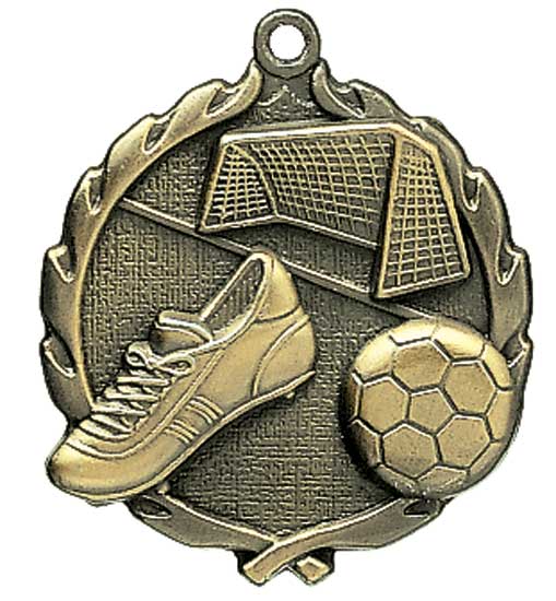 (image for) Soccer Die Cast Medal - 1 3/4"