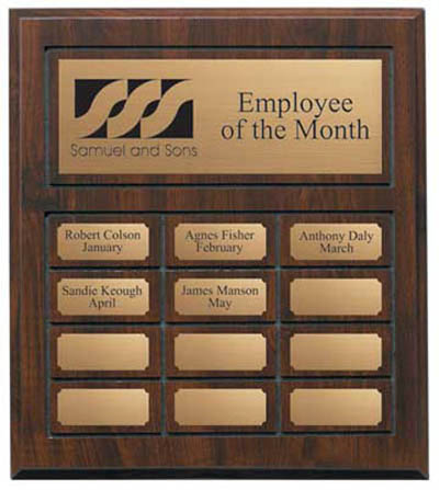 (image for) Annual Plaque - 11 3/4" x 13 3/4"