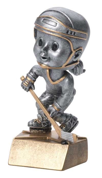 (image for) Female Hockey Bobble Head