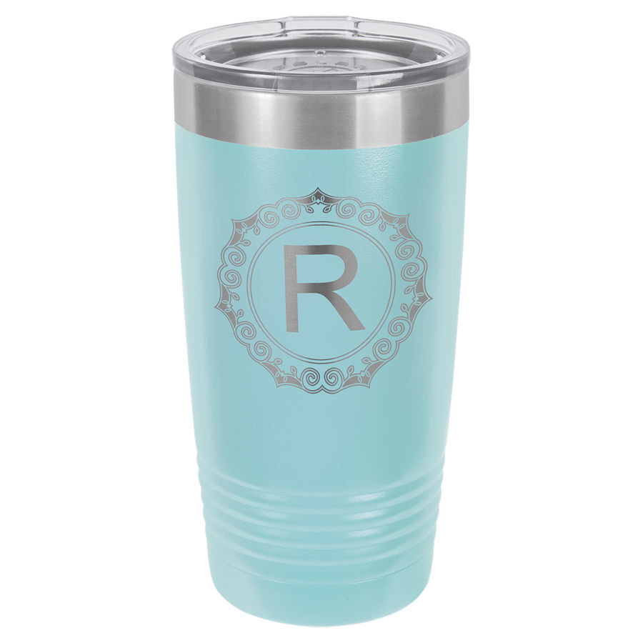 (image for) 20oz Laser Engraved Tumbler - Light Blue