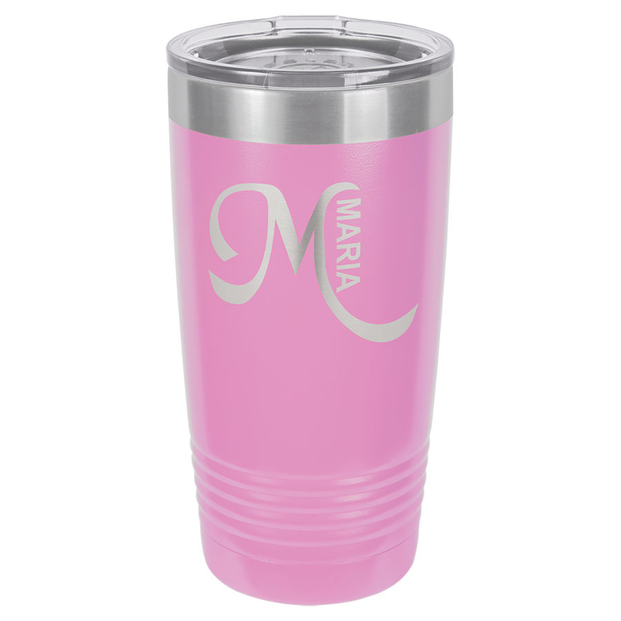 (image for) 20oz Laser Engraved Tumbler - Light Purple