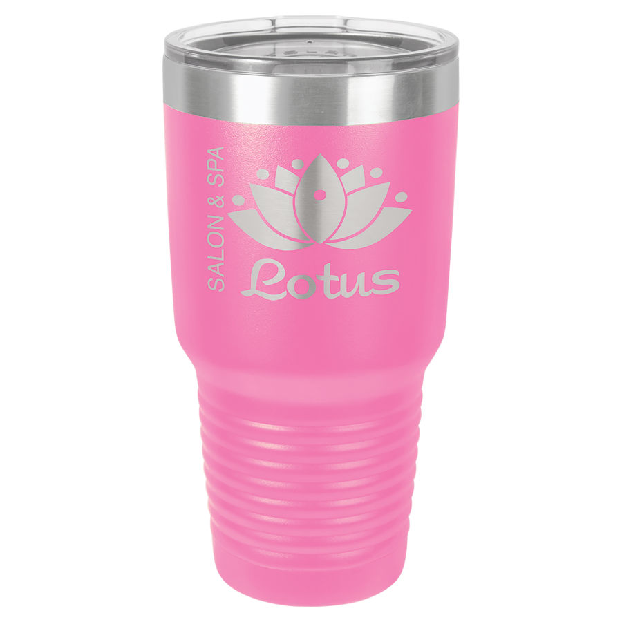 (image for) 30oz Laser Engraved Tumbler - Pink