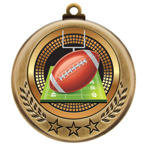 (image for) Football Spectrum Series Medal - 2 3/4"