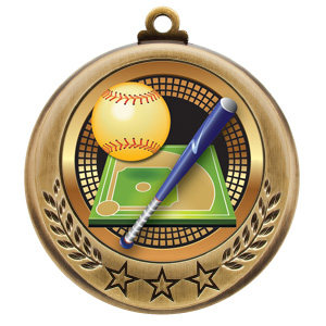 (image for) Softball Spectrum Series Medal - 2 3/4"