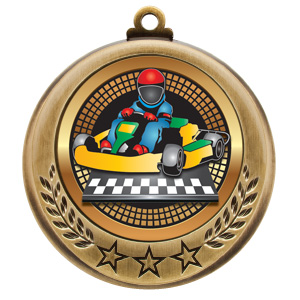 (image for) Go Kart Spectrum Series Medal - 2 3/4"