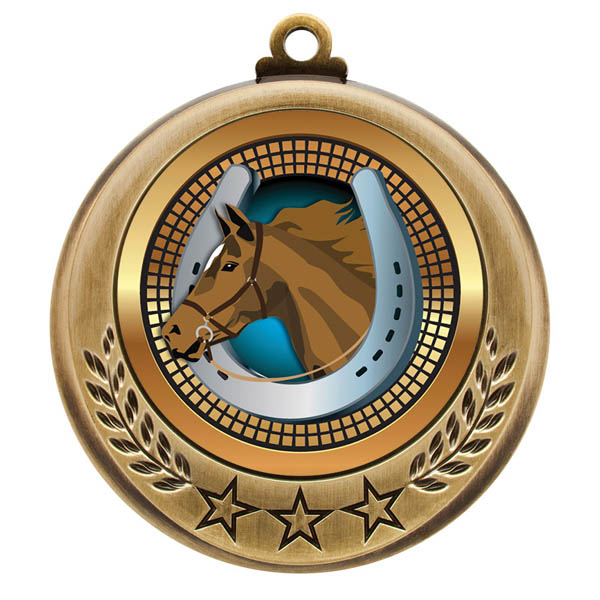 Horse Spectrum Series Medal - 2 3/4" (image for) Horse Spectrum Series Medal - 2 3/4"