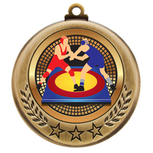 (image for) Wrestling Spectrum Series Medal - 2 3/4"