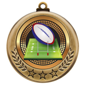 (image for) Rugby Spectrum Series Medal - 2 3/4"