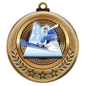 (image for) Snowboard Spectrum Series Medal - 2 3/4"