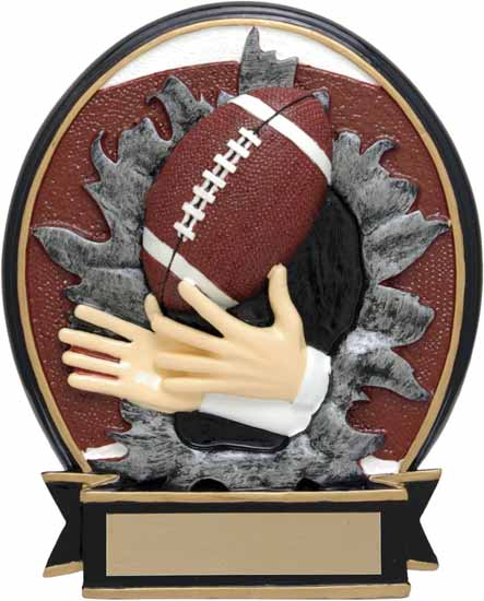 (image for) Football Blow Out Resin Award - 6" - RBOM028FC