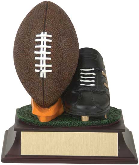 (image for) Football and Cleat Award - RF00028FC 4 1/2"