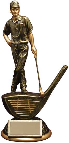 (image for) Golf Trophy - RF03515HG 9 1/2"