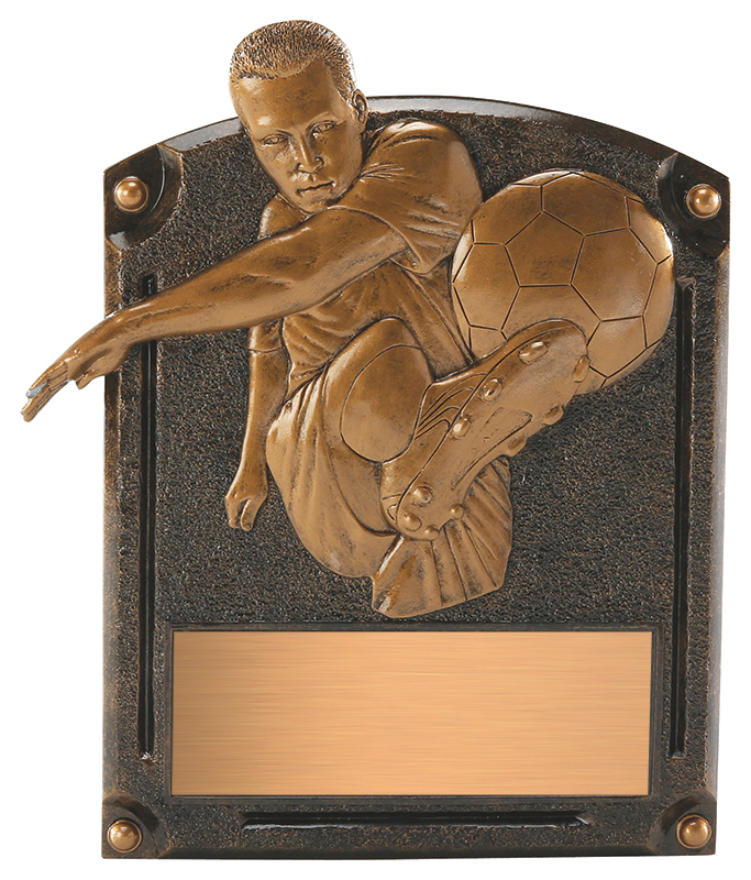 (image for) Legends of Fame Soccer Award - Male - 3 1/2" x 4 1/4"