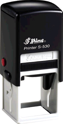 (image for) Shiny S-530 Self-Inking Stamp (1 1/4" x 1 1/4")