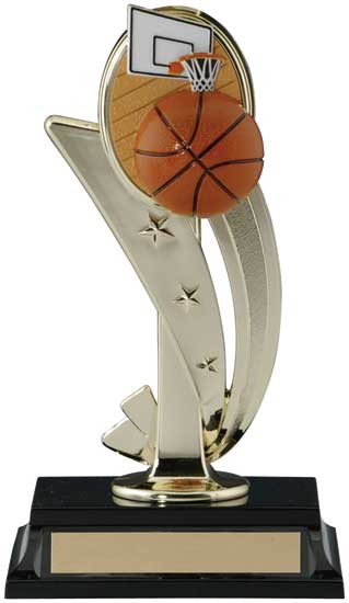 (image for) Basketball 3D Sports Riser Trophy - 8"