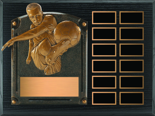 (image for) Soccer Legends of Fame Annual Plaque - Male