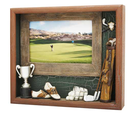 (image for) Shadow Box Photo Frame - Golf