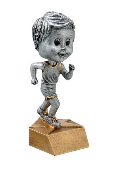 (image for) Male Track Bobble Head