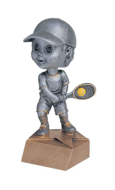 (image for) Male Tennis Bobble Head