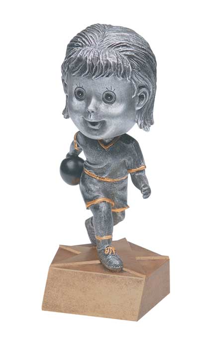 (image for) Female Bowler Bobble Head