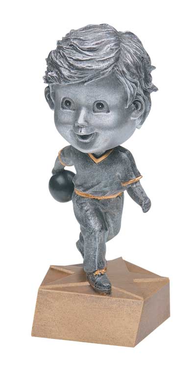 (image for) Male Bowler Bobble Head