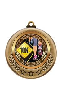 (image for) 10K Run Spectrum Series Medal - 2 3/4"