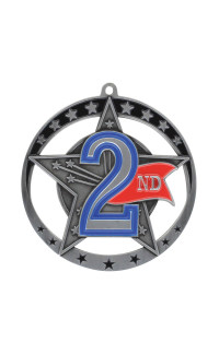 (image for) Second Star Series Medal - Silver Only