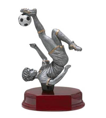 (image for) Male Soccer Deluxe Sculpture - 5 1/2"