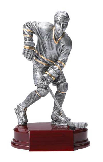 (image for) Female Hockey Deluxe Sculpture - 6 1/2"