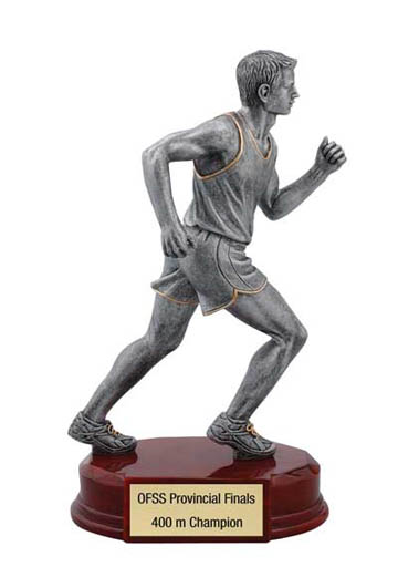 (image for) Male Track Deluxe Sculpture - 8"