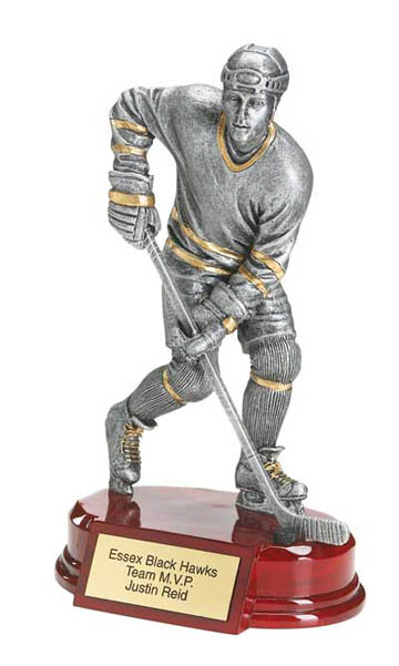 (image for) Male Hockey Deluxe Sculpture - 6 1/2"