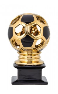 (image for) Contempo Ceramic Soccer Award - 12" Gold